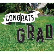 CONGRATS GRAD YARD SIGNS