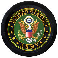 U.S. ARMY 9" PAPER PLATES