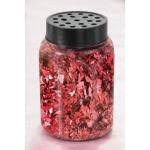 Red Confetti Crumb Jar