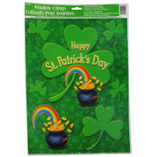 St. Patrick's Window Clings