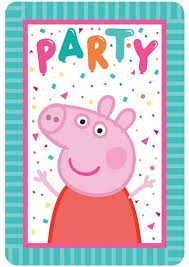 PEPPA PIG INVITATIONS