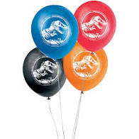 JURASSIC WORLD - LATEX BALLOONS
