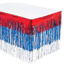 PATRIOTIC TABLE SKIRT