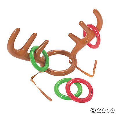 REINDEER ANTLER RING TOSS SET