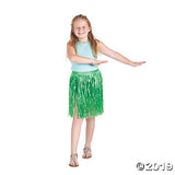 Kiddie Artificial Green Grass Hula Skirt