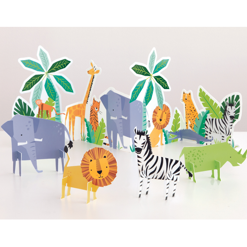 SAFARI TABLE DECORATING KIT