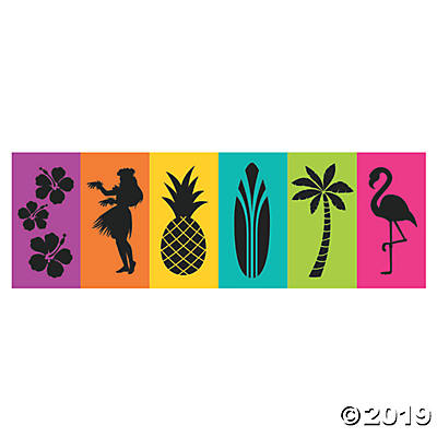 LARGE LUAU POSTER SET