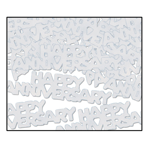 Confetti - Silver Happy Anniversary