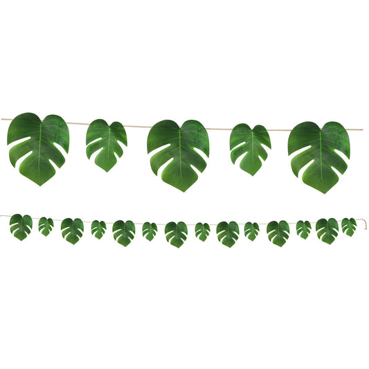 Fabric Palm Leaves Tropical Streamer