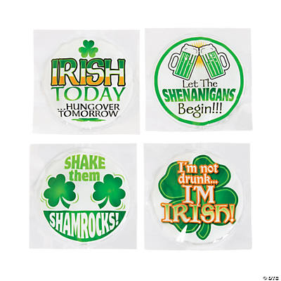 Light Up St. Patty's Button