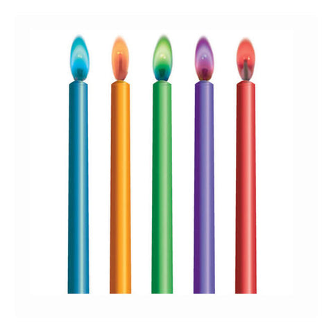 COLOR FLAME BIRTHDAY CANDLES