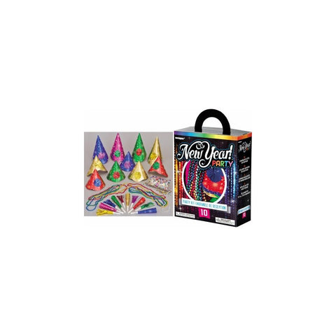 MULTICOLOR NEW YEAR KIT FOR 10 PEOPLE