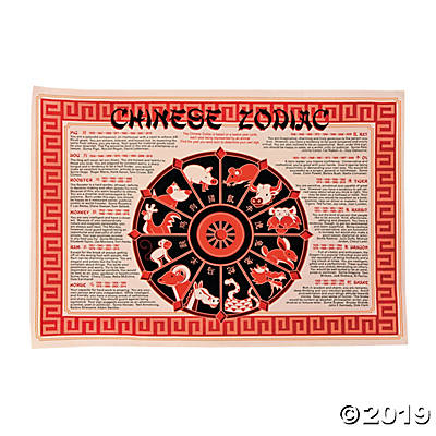 CHINESE NEW YEAR PAPER PLACEMATS