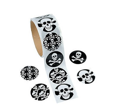 Skull Roll Stickers