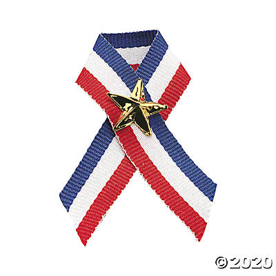 Patriotic Ribbon Pins