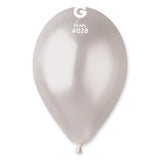 GEMAR METALLIC 12" LATEX BALLOONS 50 COUNT