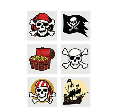 Pirate Temporary Tattoos