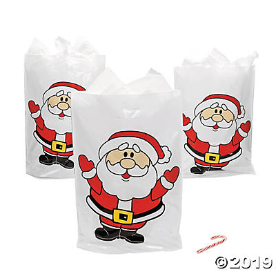 Plastic Santa Bags