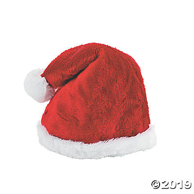 DELUXE PLUSH SANTA HAT