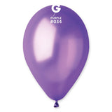 GEMAR METALLIC 12" LATEX BALLOONS 50 COUNT