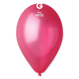 GEMAR METALLIC 12" LATEX BALLOONS 50 COUNT