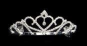 HEART WITH HANGING JEWEL TIARA