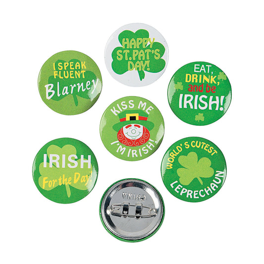Mini Shamrock Assorted Buttons