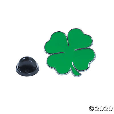 Shamrock Shaped Pins