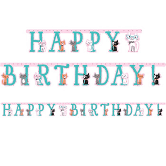 CAT PARTY - RIBBON BANNER