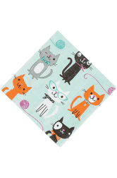 CAT PARTY - BEVERAGE NAPKINS