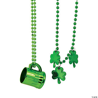 St. Patty's Day Necklace - Shamrock or Beer Mug