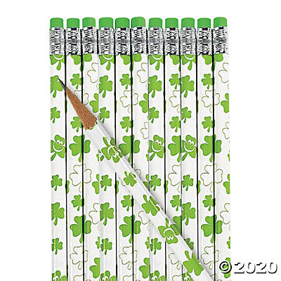 St. Patrick's Day Pencils