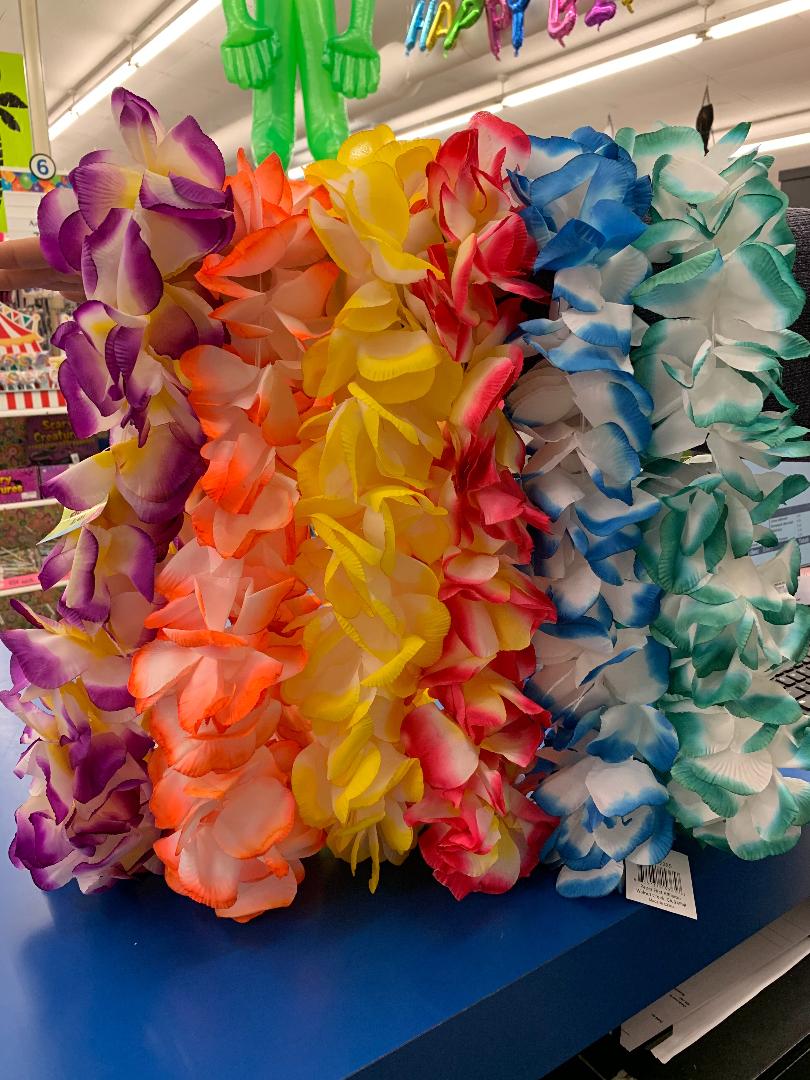 DELUXE TWO TONE HAWAIIAN LEI