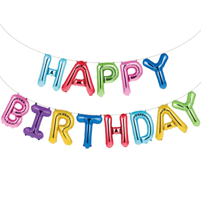 HAPPY BIRTHDAY MYLAR BANNER